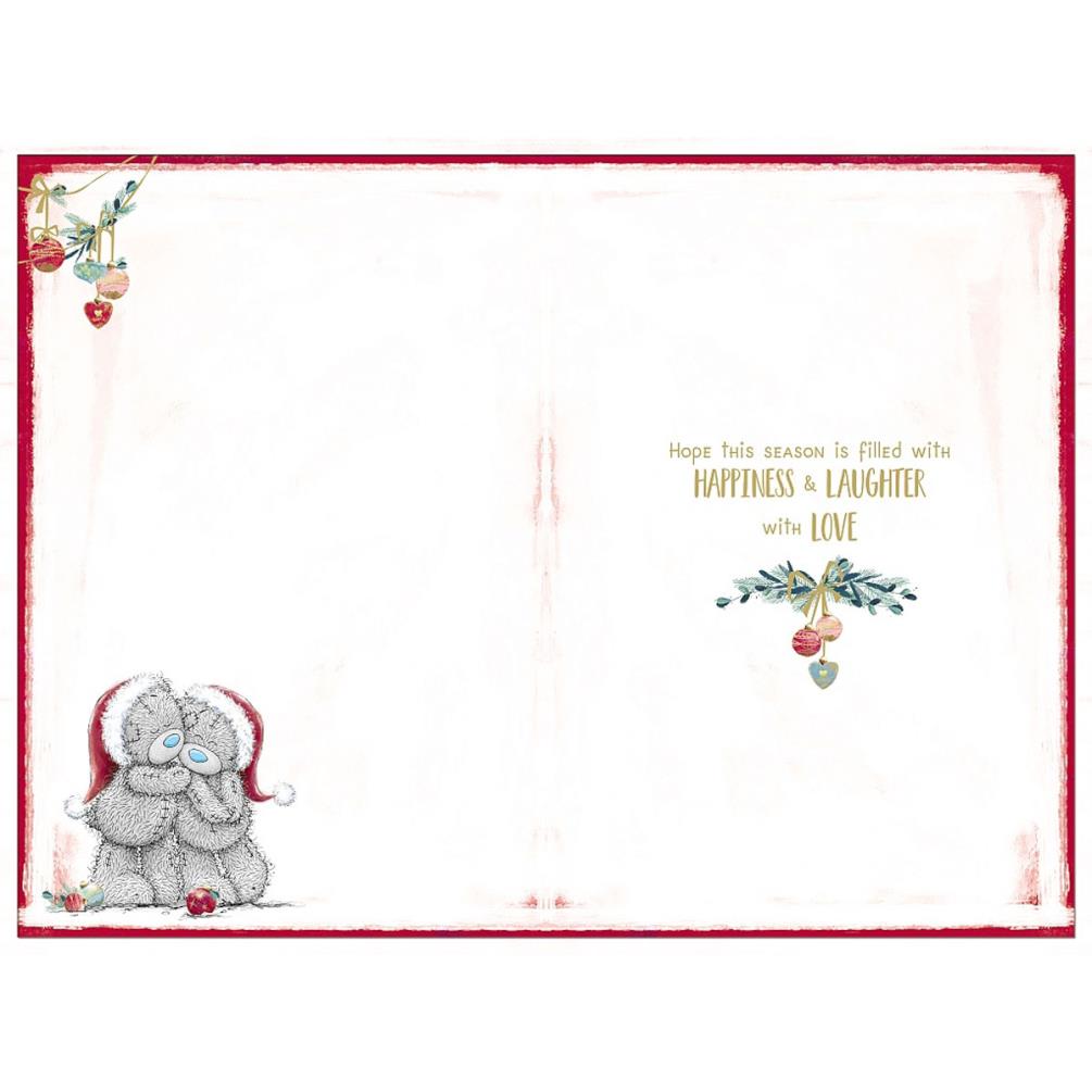 To Both Me to You Bear Christmas Card Extra Image 1